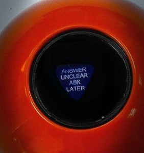 [adapted: Magic 8-Ball by Andres Rueda via Flickr]