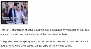 Partial screengrab from the Weasel Zippers post on the McCain photo.