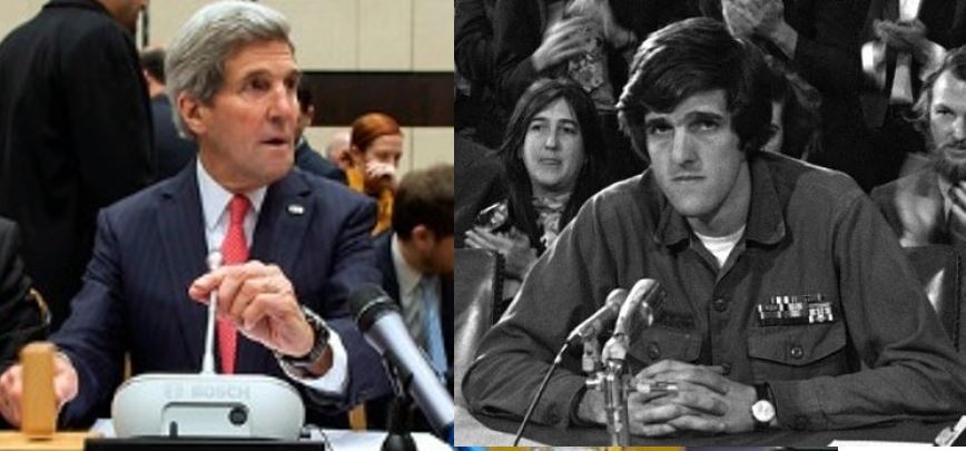 Does 2014 John Kerry ever look back on 1971 John Kerry?