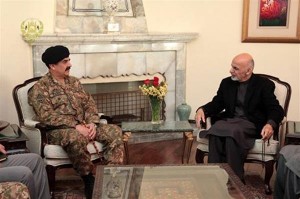 Pakistan's army chief  General Raheel Sharif meeting with Afghanistan's President Ashraf Ghani on December 17 to discuss cooperation in fighting terror.