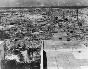 Hiroshima was flattened by the US on August 6, 1945 by the deployment of a nuclear weapon.