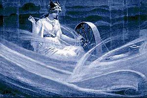 [image: Frigg Spinning Clouds, c. 1900, by John Charles Dollman via Wikimedia.org]