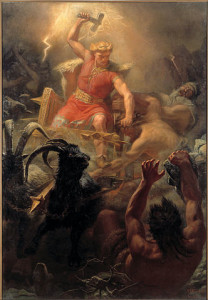 [image: Thor's Battle Against the Jötnar by Mårten Eskil Winge, c. 1872, via Wikimedia]