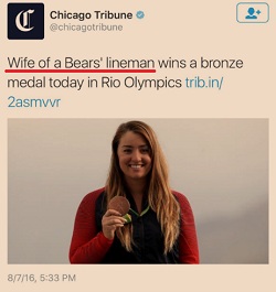 [What's her name? How hard is it to print her name? Isn't this Journalism 101 -- get the subject's name?]