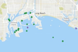 Screenshot of container vessel tracking 1300h ET 11-MAY-2025 via MyShipTracking